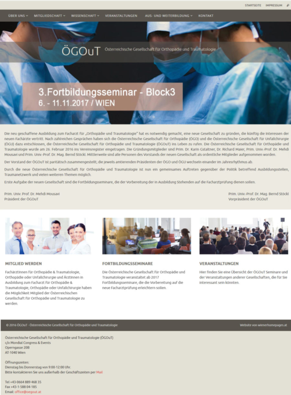 Arzt-Website-Vereinigung