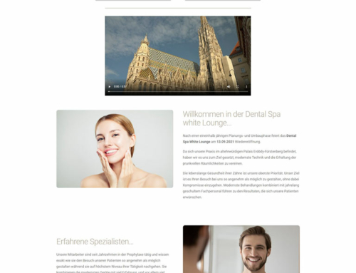 Homepage für „Dentalspa Whitelounge“