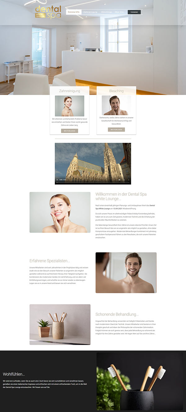 Screenshot der Konferenzwebsite "Modern Trauma Care"